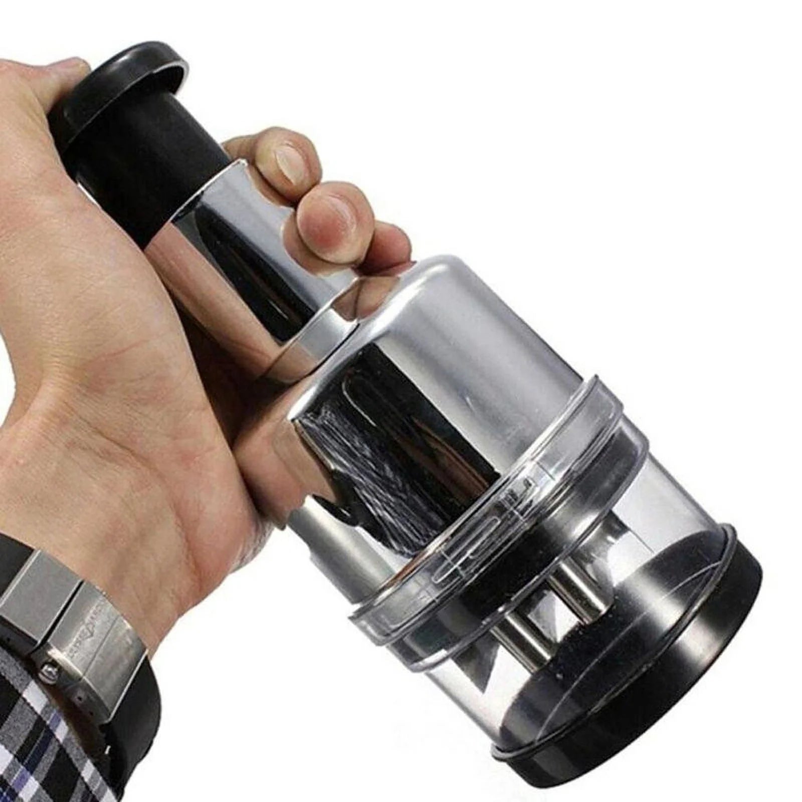Vegetable Cutter with Stainless Steel Zigzag Blade for Kitchen