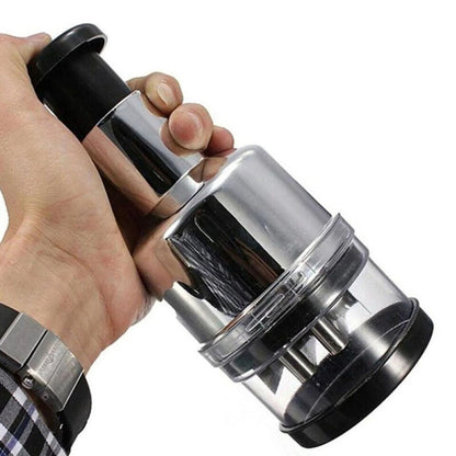 Vegetable Cutter with Stainless Steel Zigzag Blade for Kitchen